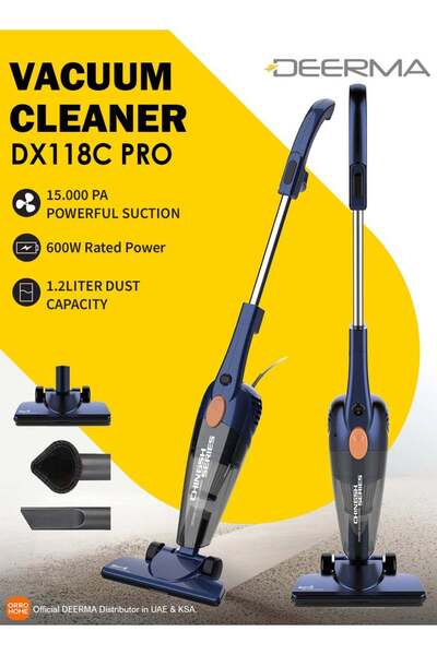 Deerma Pro 2-in-1 Handheld Vacuum Cleaner 15kPa Strong Suction Powerful Light...