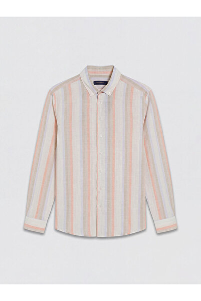 LC Waikiki Shining Choices from Shining Store Standard Fit Striped Poplin Men...