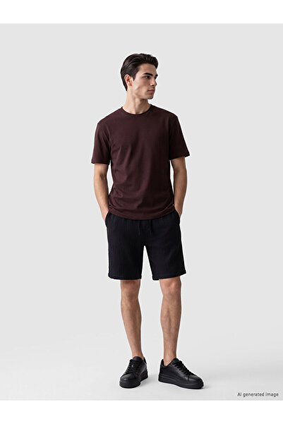 LC Waikiki Nevavm Regular Fit Men's Shorts with Difference