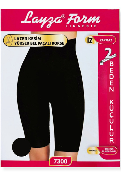 LİZA İÇ GİYİM Lazer Kesim Yüksek Bel Paçalı Korse