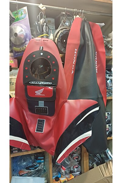 İtimat Honda CBF150 Depo ve sele kılıfı tk.cepli KIRMIZI yeni kasa 0rj.fab KS