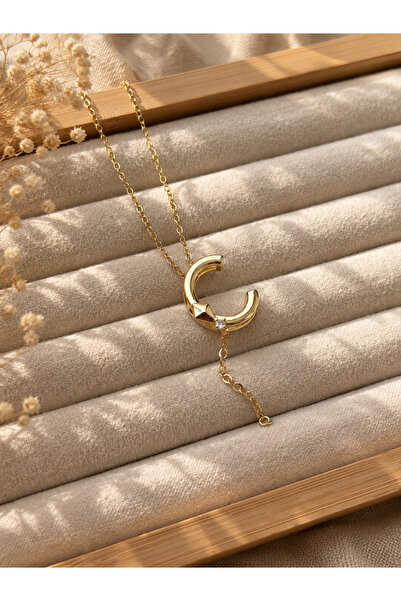 Tiştok accessory ÇELİK KADIN GOLD UÇURTMA TAŞ DETAYLI SALLANTILI ZARİF HARF K...
