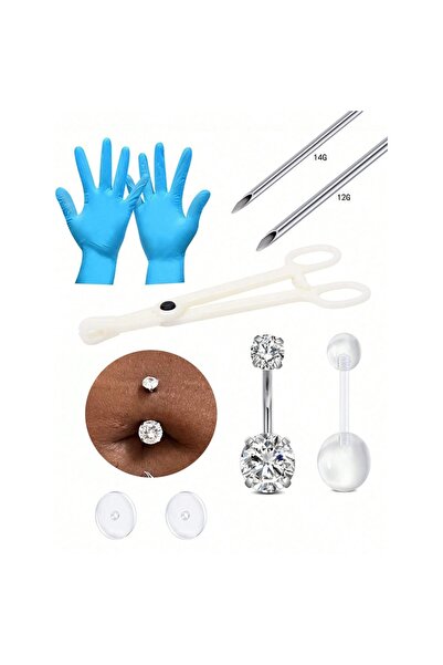 Choice Body B Navel & Bell Button Rings Ball Belly Piercing Kit 14g 10mm Bell...