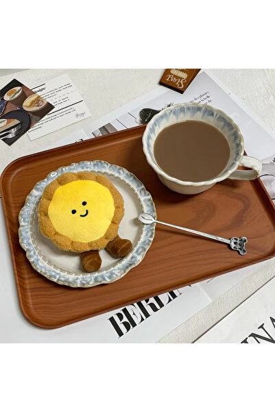 Choice4 Egg Tart Cute Mini Breakfast Series Small Pendant Food Keychain Male ...