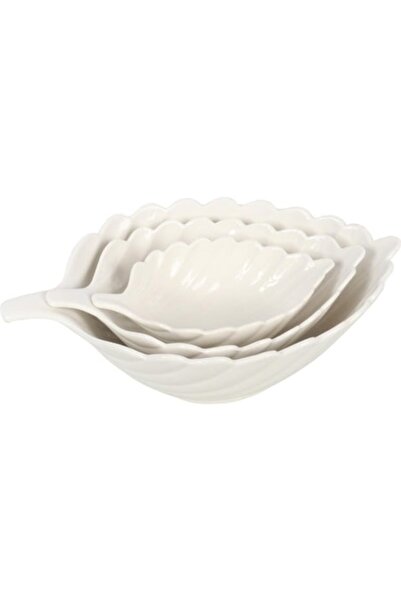 Goliat Set 3 decorative bowls Goliat, ceramic, 32x21x8cm, 25.5x17x7cm, 19x11x...
