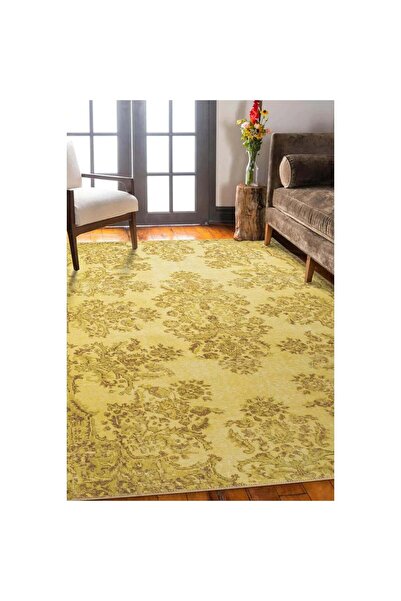 halinet Halı.Net Multi-Colored Ethnic Bohemian Washable Living Room Carpet Ar...