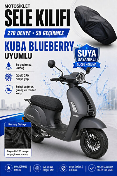 Motobros Husă pentru șa motocicletei compatibilă cu KUBA BLUEBIRD Husă de pro...