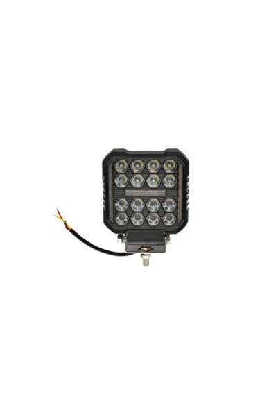 Led Light Alex Proiector LED pătrat cu DRL 9-80 V, 68 W, alb-galben, carcasă ...