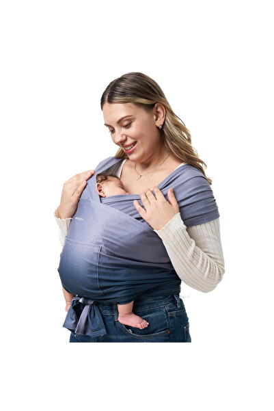 Momcozy Marsupiu albastru tip wrap