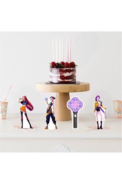 Partiden K-pop Demon Masa Üstü Figür 4 Adet