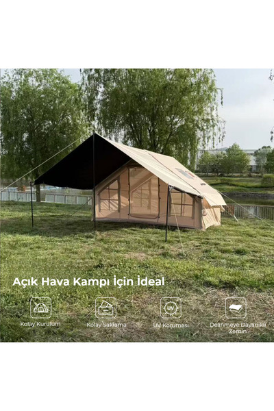habl 6 Kişilik 6.3 m² – Tenteli Gölgelikli, 4 Mevsim, Su Geçirmez 420D Oxford...