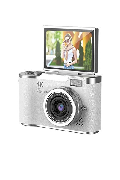 kozo-f Mini Kamera Dönen Ekran Flaşlı Selfie Video Vlog Kamerası Anahtarlık 1...