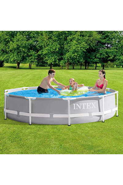 oyuncakmarketim İntex 26702 305x76cm Premium Prefabrik Havuz Seti 220v Filtreli