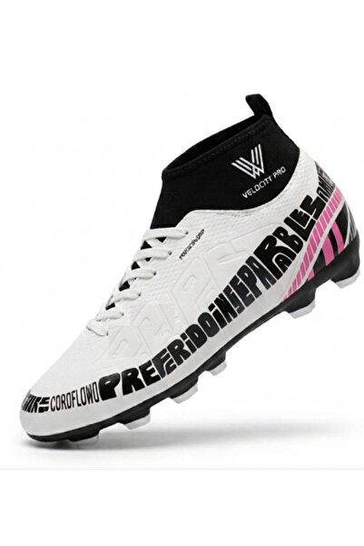 Liarca GRAFFITI SOCK PRO FG – Beyaz Pembe Hafif Yüksek Hız Maksimum Zemin Tut...