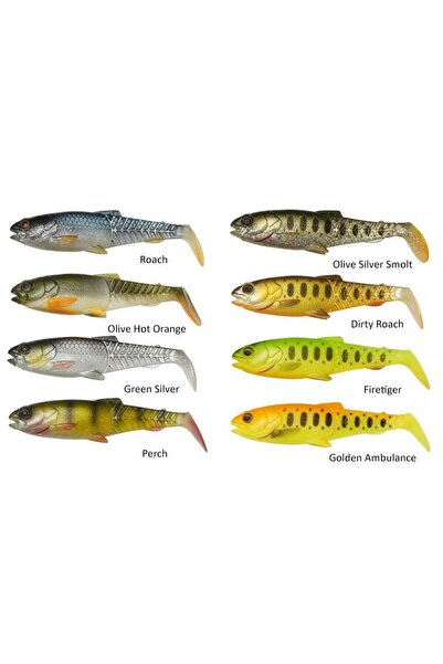 Savage Gear Craft Cannibal Paddletail 8.5 cm 7 gr Suni Yem Green Silver