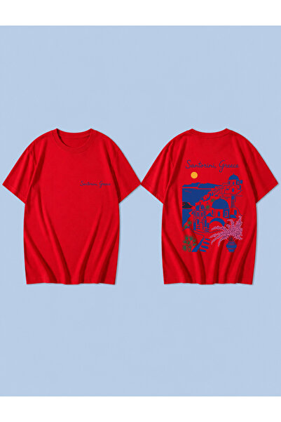 LORVEX Majica kratkih rukava, oversize, unisex, 100% pamuk, udoban kroj, prem...