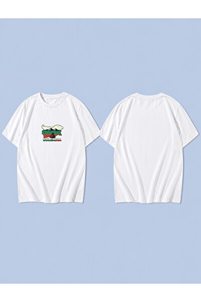 LORVEX Majica kratkih rukava, oversize, unisex, 100% pamuk, udoban kroj, prem...