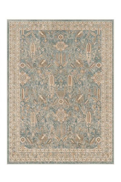 Rugs Modern Halı SDT Balık Tema Desenli Modern Dokuma Taban Dekoratif Halı mo...
