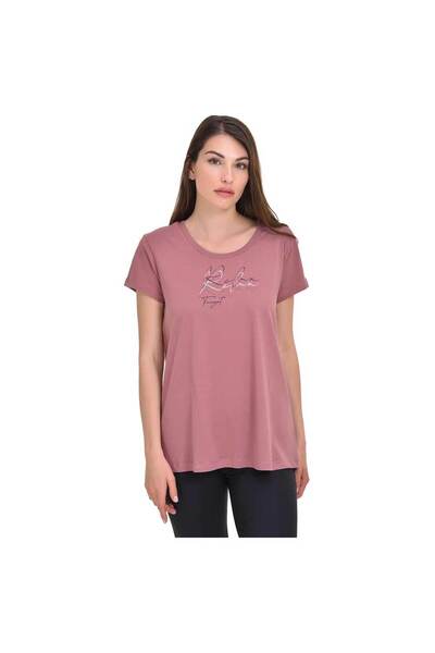 Target Femei& # x27;s Tricou cu mânecă scurtă, lung, din jerseu simplu "...