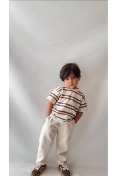 KOKOŞ BEBEK Oversize Boy's Gabardine Suit - Age 3/10 - 31740