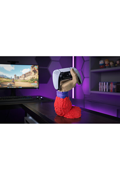 X-Gamer حامل تحكم أنيق لجهاز بلايستيشن وإكس بوكس بتصميم ذراع غوكو من دراغون بول