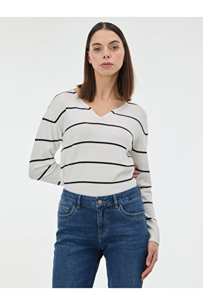 ORSAY Black women's striped sweater