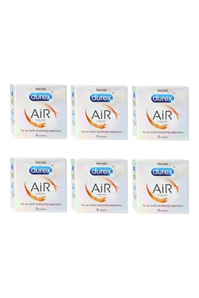 Durex Play Durex Pack Of 6 Ultra Thin Air Condoms