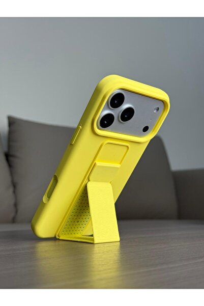FASHION CASE Premium Foldable Kickstand Silicone Case for iPhone 17 Pro - Sli...