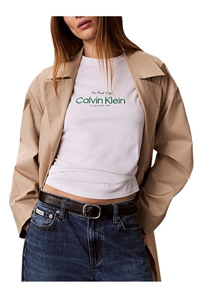 Calvin Klein Γυναικείο T-shirt Λευκό LV047F810G-YAF