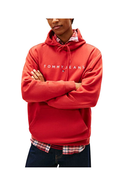 Tommy Hilfiger Ανδρικό Φούτερ Κόκκινο Tommy Jeans DM0DM20746-XL0