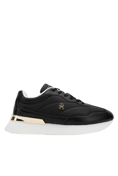 Tommy Hilfiger Γυναικείο Chic Fashion Runner Sneakers Μαύρα FW0FW09033-0GM