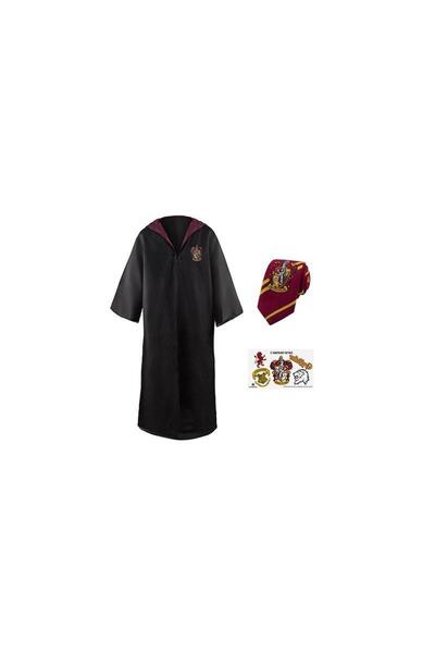 Harry Potter Set Roba Gryffindor XS - Pentru copii + Cravata + 5 Tatuaje