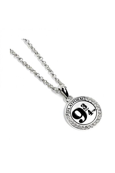 Harry Potter Lantisor cu pandantiv - Platforma 9 3/4, Argint cu cristale Swar...