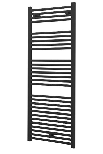 ROMSTAL Towel warmer (radiator) for bathroom, anthracite, steel, straight, Vi...