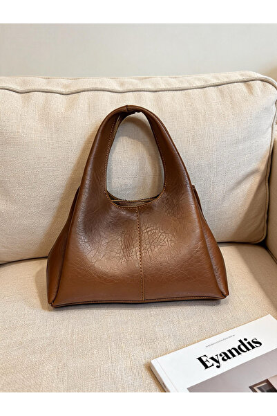 eyandis Viola Series Tan Vintage Handbag - Soft Textured Shoulder and Hand Bag