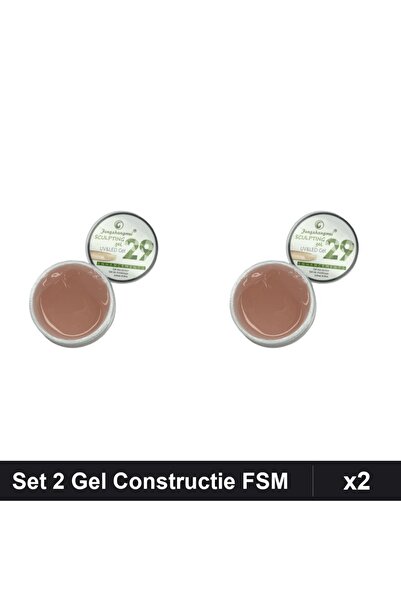 Makeup Set 2 Gel Constructie UV LED FSM 15g, Builder Gel Unghii Profesional