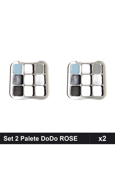 Makeup Set 2 Palete Farduri DoDo ROSE 8g, Nuanta 02, Machiaj Profesional