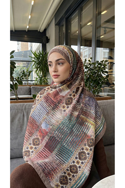 Big ModaEbrar Patterned Soft Shawl - 147