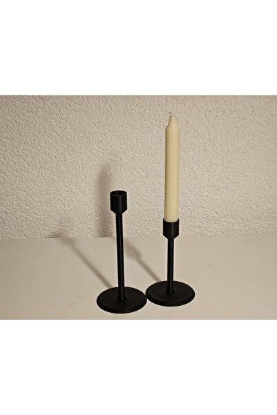 Lunera Accessories 2’li Modern Şamdan Seti – 3D Baskı Dekoratif Mumluk & Masa...