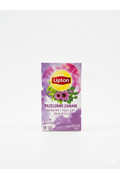 Lipton Tazelenme Zamanı Ekinezya/Yeşilçay/Ökaliptus Bardak Poşet Çay 20’li 12...