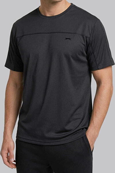 Slazenger 3615 Men's Crew Neck T-Shirt with Stripe Detail Regular Fit