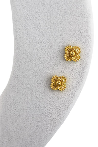 Laviona jewelry Minimal Yonca Çelik Küpe