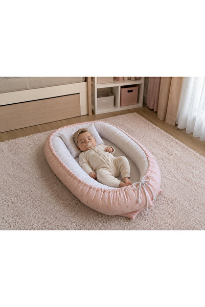 Baby Nest Bebek Uyku Yatağı – %100 Pamuk Çift Taraflı 0+ Ay