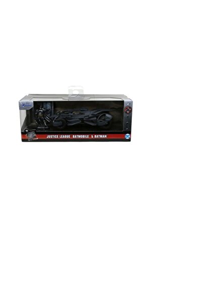 NO BRAND SET JADA DC JUSTICE LEAGUE FIGURINĂ BATMAN ȘI BATMOBILE METALIC SCAR...