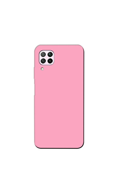 bewn Huawei P40 Lite Uyumlu Pembe Lansman İçi Kadife Telefon Kılıfı