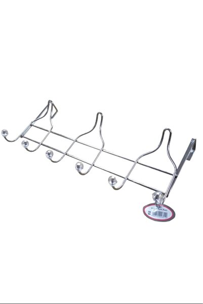 Royaleks Group Enfa American Door Back Hanger 6 Pieces - Chrome Royaleks-Ka-06