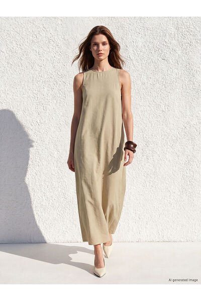 LC Waikiki Özmarka New Season Modal Blend A-Line Dress