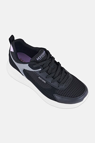 SKECHERS Women Busy Gal Lace Up Training Shoes, Black
