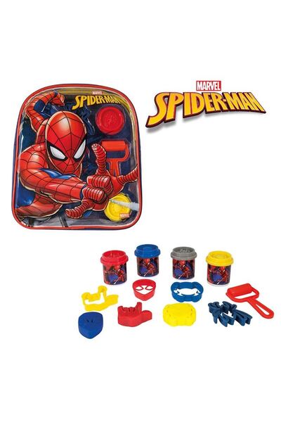 As DOH Disney Spiderman Modeling Clay Bag with 4 Containers & 5 Accessories 2...