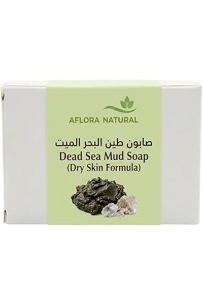AFLORA Dead Sea Mud Soap, Deeply Cleansing & Moisturising Bar, Mineral-Rich P...